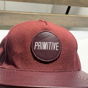 Primitive Burgundy Leather Hat